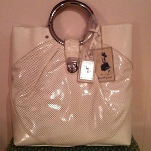 Koret White Large Handbag