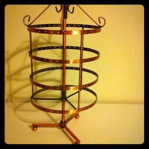 Bird cage Earring holder fits 72 pairs of earrings