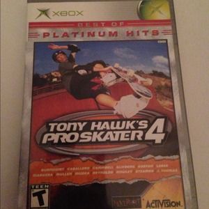 Xbox Tony Hawks Pro Skater 4