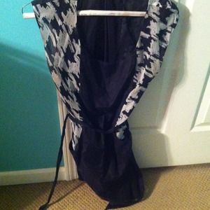 Black and white dress