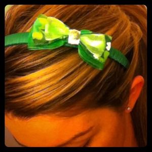 Adorable handmade shamrock headband