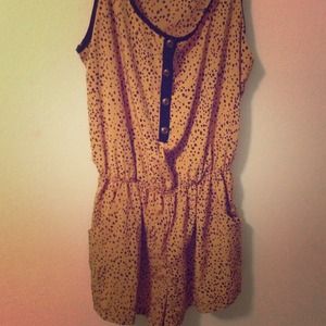 Cheetah romper