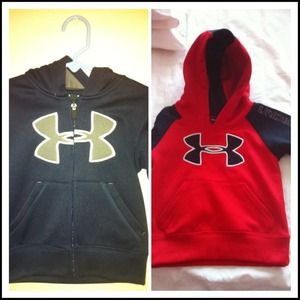2 toddler Under Armour Hoodies!