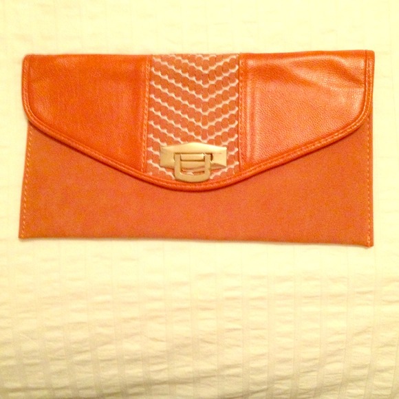 Small Orange clutch
