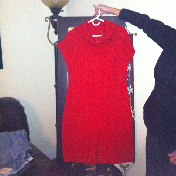 💥💥REDUCED❤NWOT Beautiful Red sweater dress❤