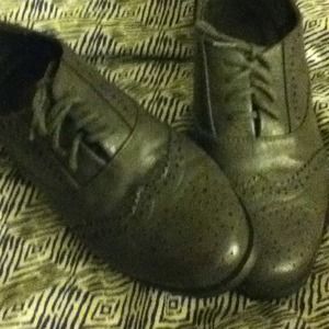 Grey oxfords