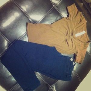 navy skinny pant
