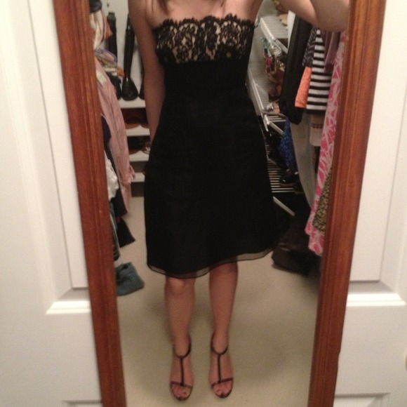 Black Ann Taylor Evening Dress
