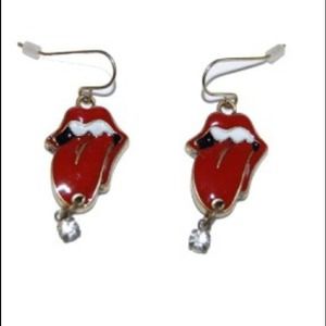 Rolling Stones Dangle Hook Earrings