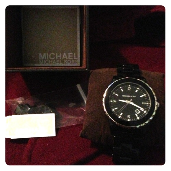 Michael Kors black watch