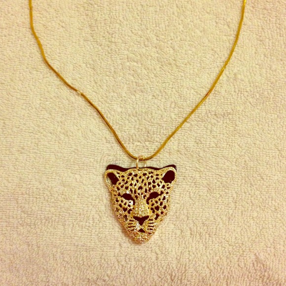 Jewelry - Great quality and brand new leopard long necklace