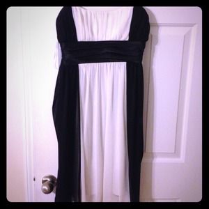 Black and white flowing dress!