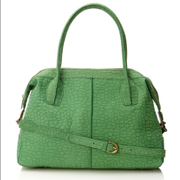Charles Jourdan green Ariel Top Handle Zip