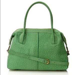 Charles Jourdan green Ariel Top Handle Zip