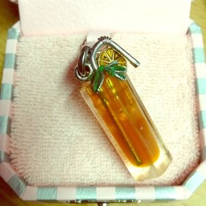 💢SOLD💢Silver Juicy Couture Iced Tea Charm