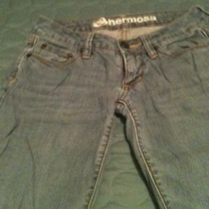 Bullhead hermosa super skinny light blue jeans