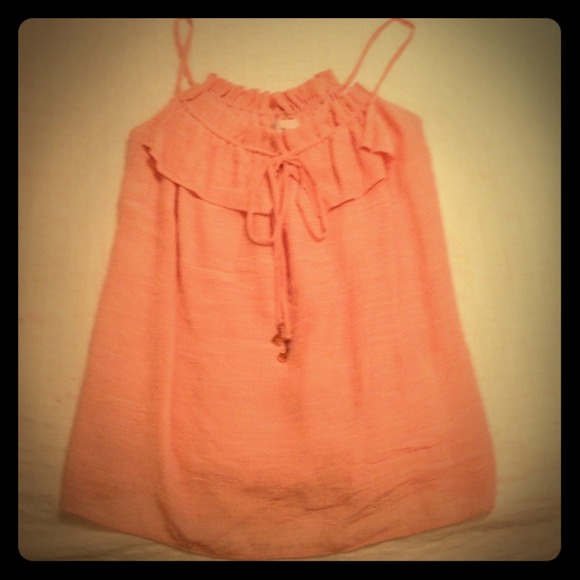 ❌❌SOLD❌❌Coral flowy tank top