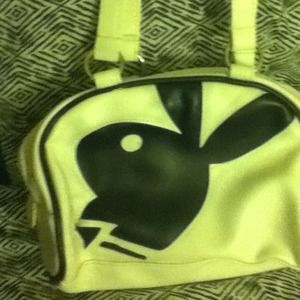 White playboy bunny purse