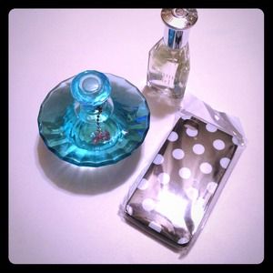 iPhone case and perfume bundle