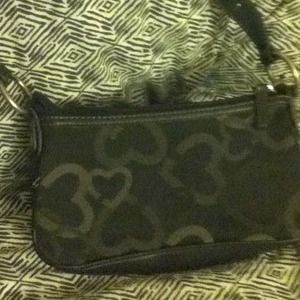 Black XOXO purse
