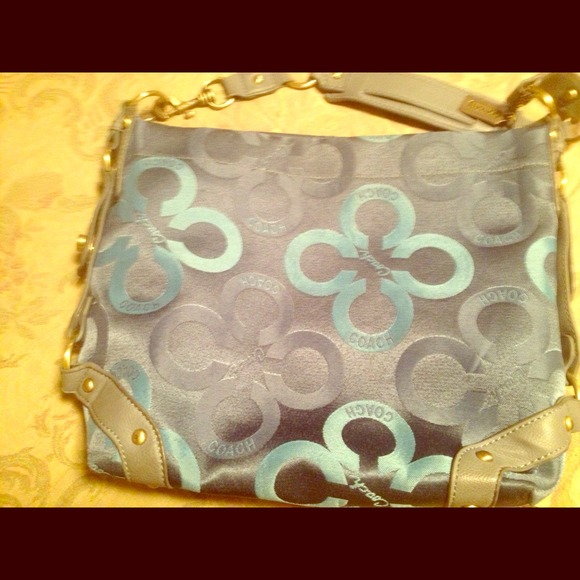 Inspired baby blue coach bag