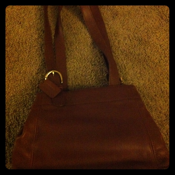 Vintage coach brown crossbody
