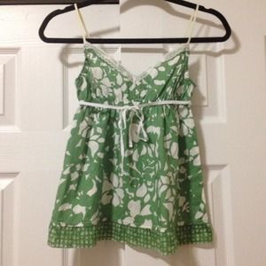NEW American Eagle Green Floral Top