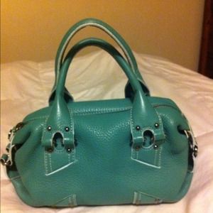 Cute teal hand bag