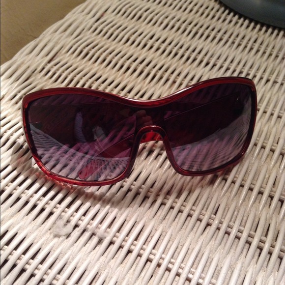 Red decorative Sunglasses