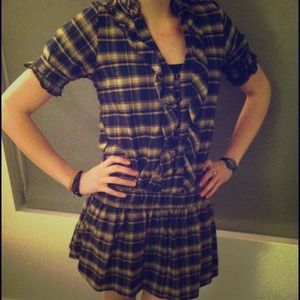 Plaid Tunic