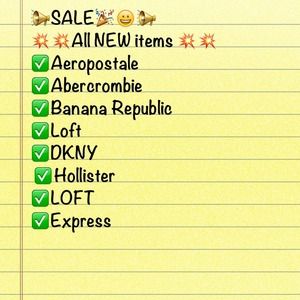 All new items