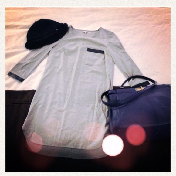 SOLD Wool shift dress