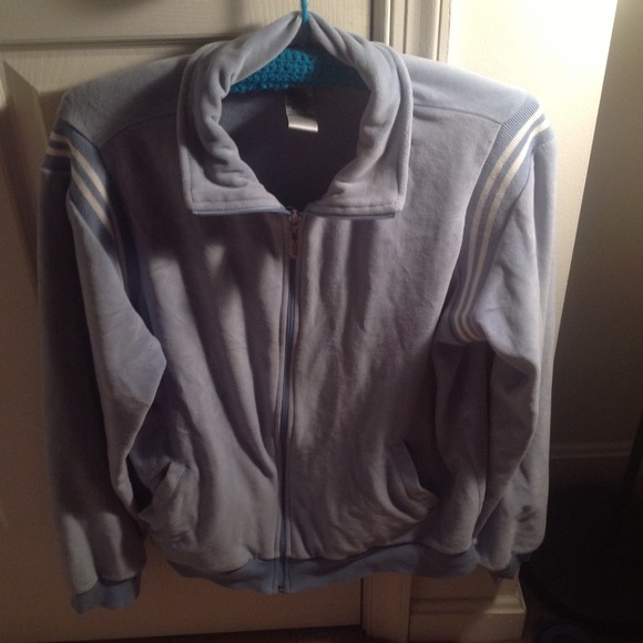 Velour workout jacket