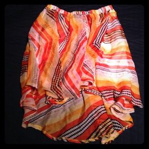 Tribal print skirt