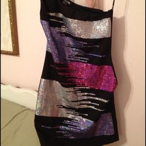 Small cocktail dress one shoulder