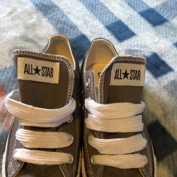 Gray all star chucks