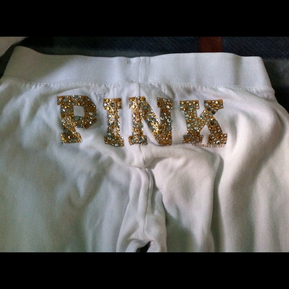 Victoria's Secret white sweat pants