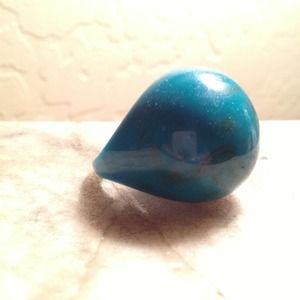 Large plastic dome ring