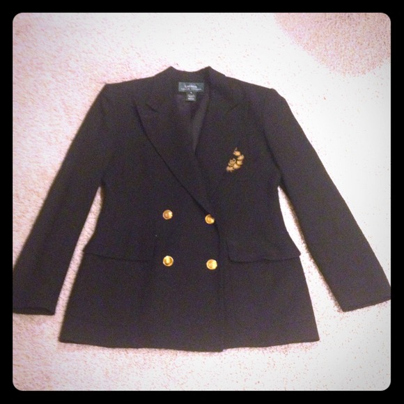 Lauren by Ralph Lauren Blazer with Crest