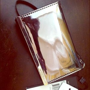 BCBG Max Azria "Jade" Wristlet in Pewter