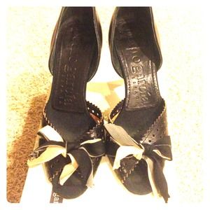 Pedro Garcia Two Tone Black Canguro Shoes