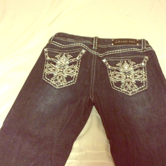 Blinged out capris
