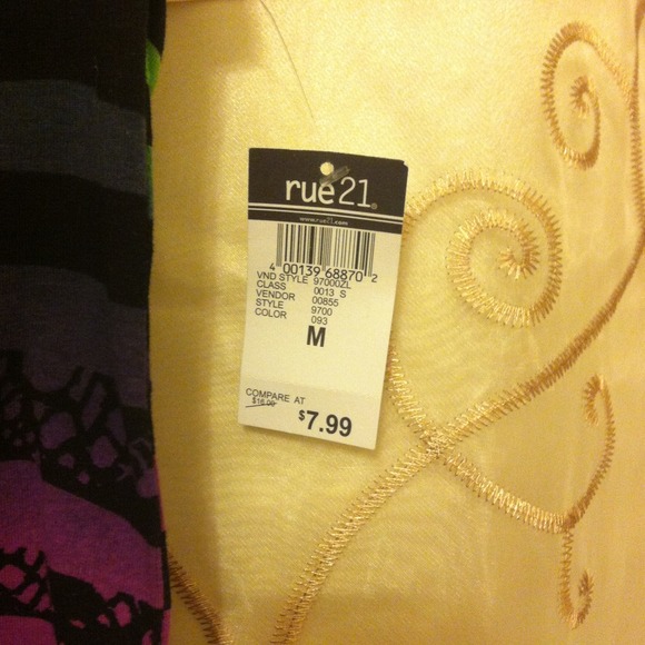 💛Sold💛Multi colored Racerback NWT - Picture 2 of 3