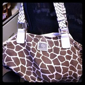 TRADED! Giraffe print Dana Buchman purse!