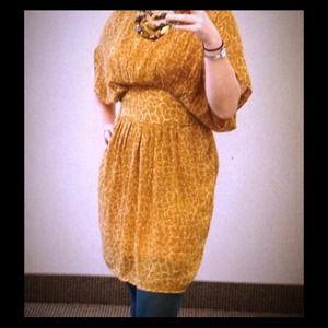 REDUCED! Funky fun, oh so comfy animal print dress