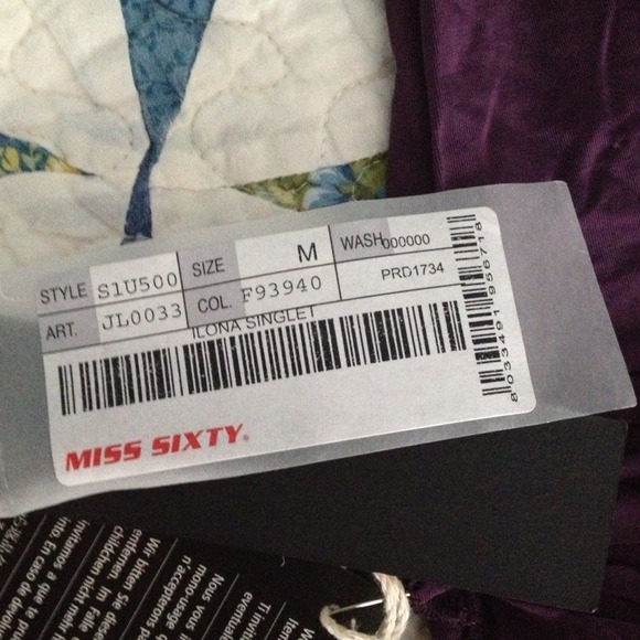 📛SOLD📛Miss Sixty top from $12 to $7!!! - Picture 2 of 2