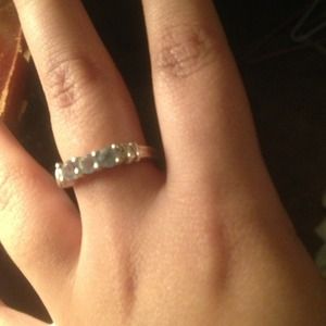 Real ring, fake diamonds