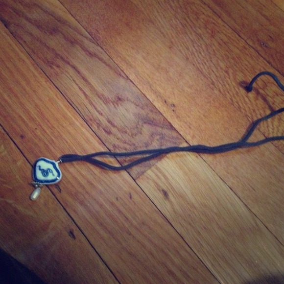 Pearl snake necklace