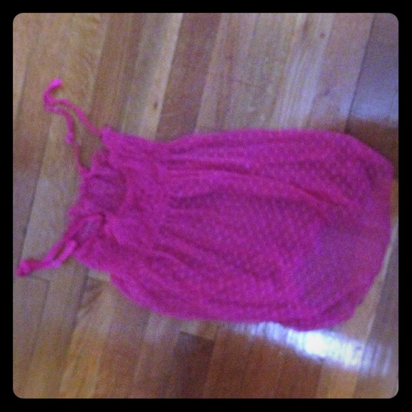 Lacy pink negligee