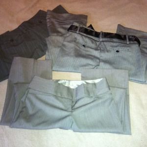 Lot of dress pants, 2 jeans and black pants